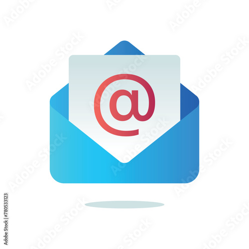 Email Gradient With At Sign
