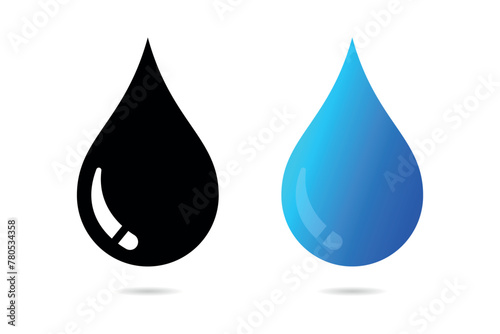 Gradient And Glyph Droplet