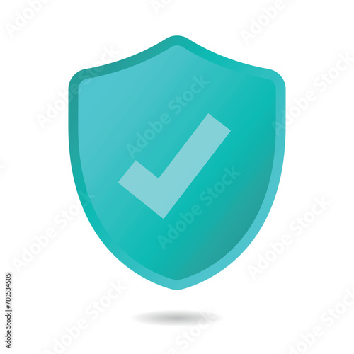 Gradient Light Blue Shield