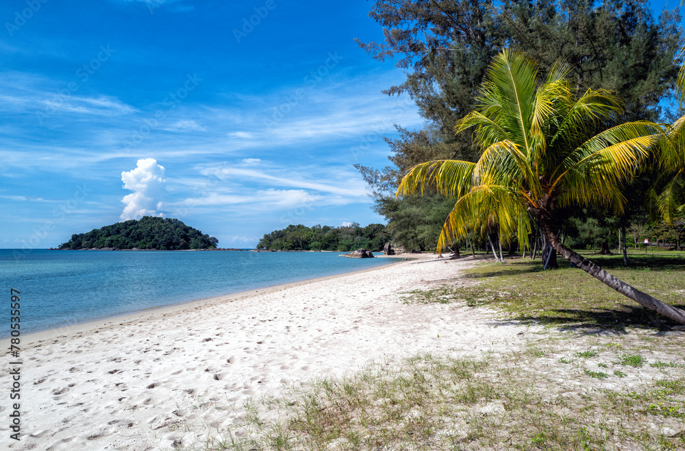 Beach scene on the island of Langkawi