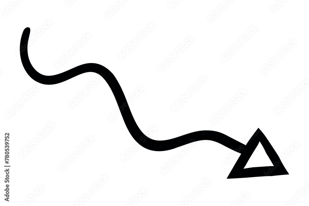 Hand Drawn Black Arrow Hand Drawn Black Arrow