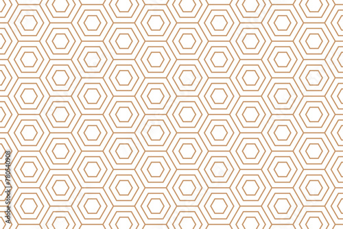 Hex Background Minimal Luxury Gold