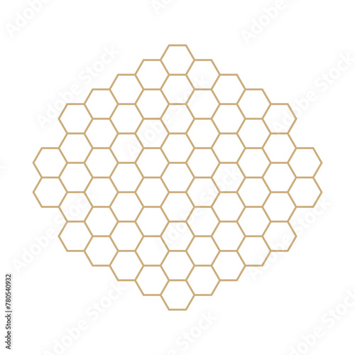 Hex Gold Honeycomb
