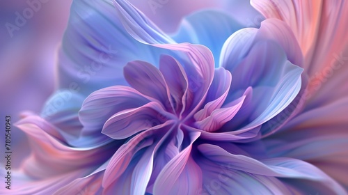 Tranquil Twirls: Macro shot showcases calming lilac leaf movements.