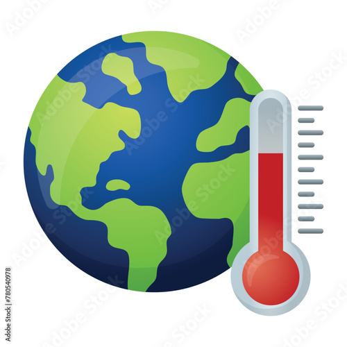 Hot Earth Temperature Thermometer Gradient