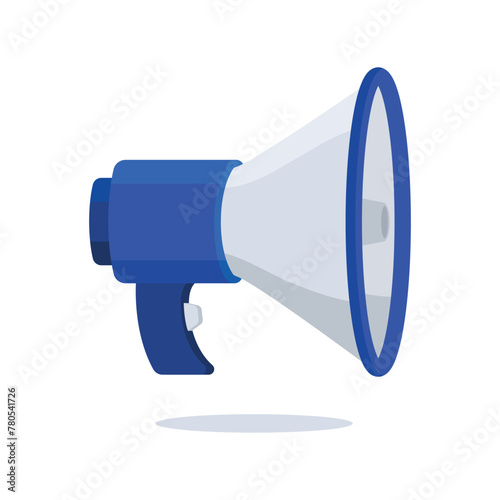 Megaphone Flat Colours Style