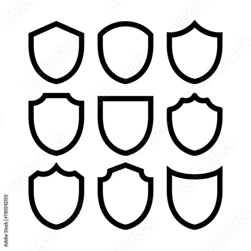 Outline Shields Set