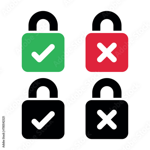 Padlocks Cross And Check Set