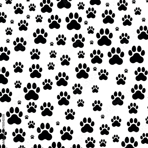 Paw Prints Background
