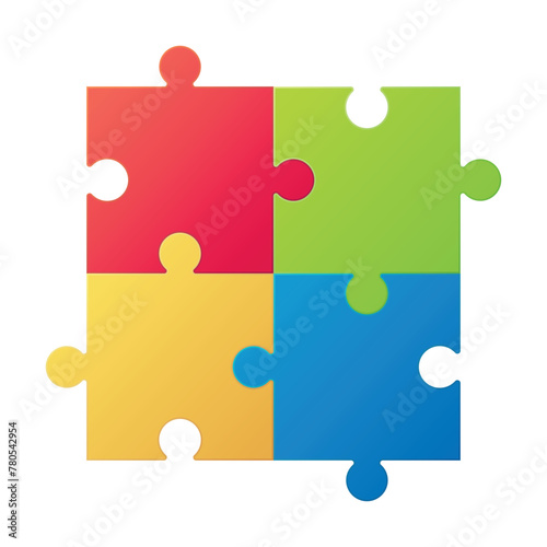 Puzzle Gradient Style