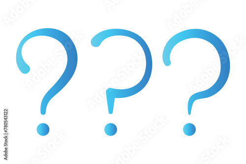 Question Marks Gradient