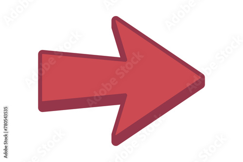 Right Arrow Red
