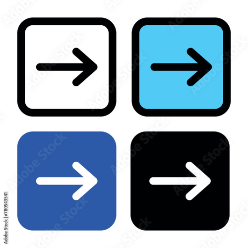 Right Arrow Multiple Style