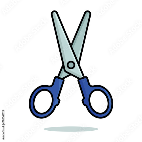 Scissors Cartoon Style