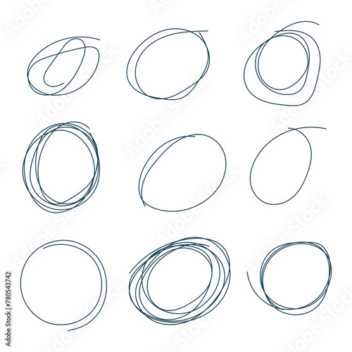 Scribble Circles Set