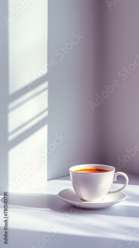 mug mockup, minimalistic space aesthetic,