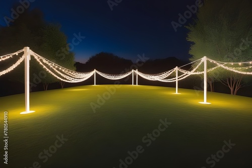 wedding decor for the night ceremony © RORON