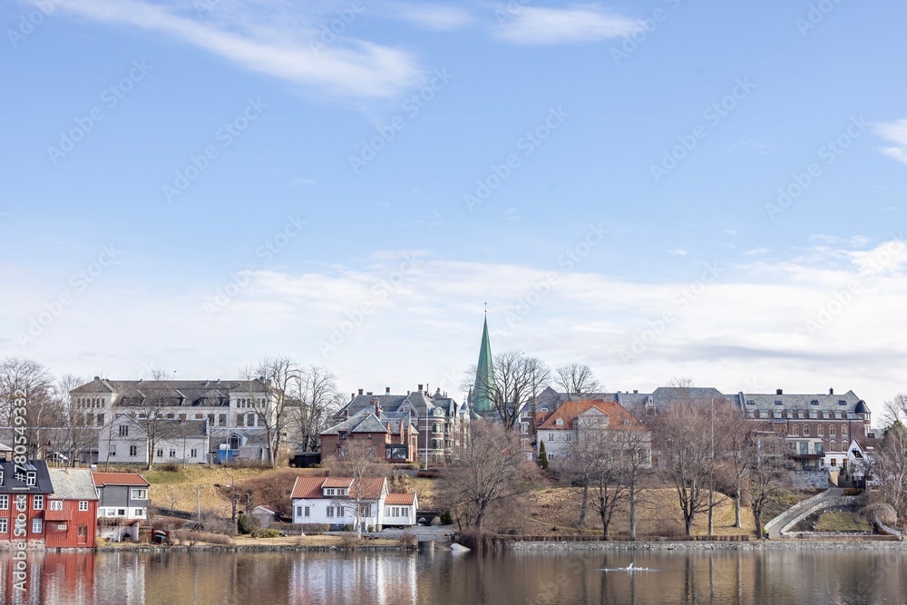  Walking in a Spring mood in Trondheim city