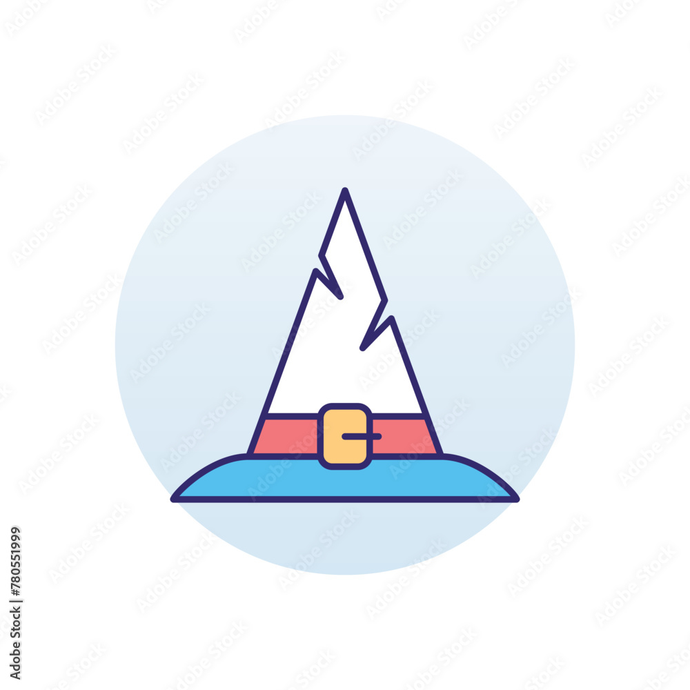 Witch Hat vector icon Witch Hat vector icon