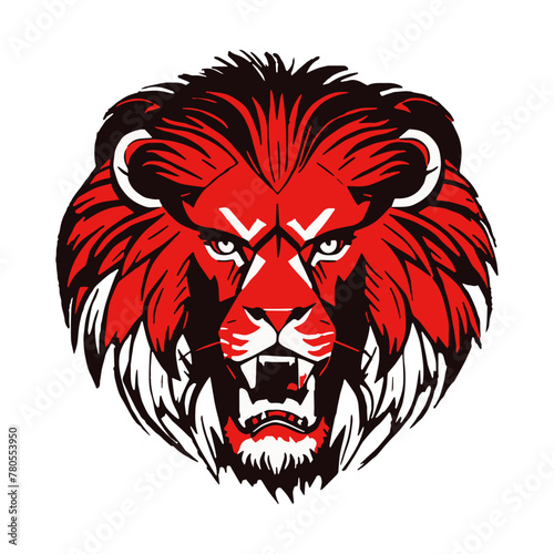 Wallpaper Mural lion vector logo design Torontodigital.ca