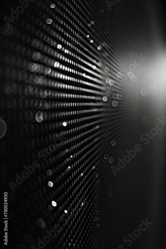 Monochrome Light Flare on Textured Surface Background