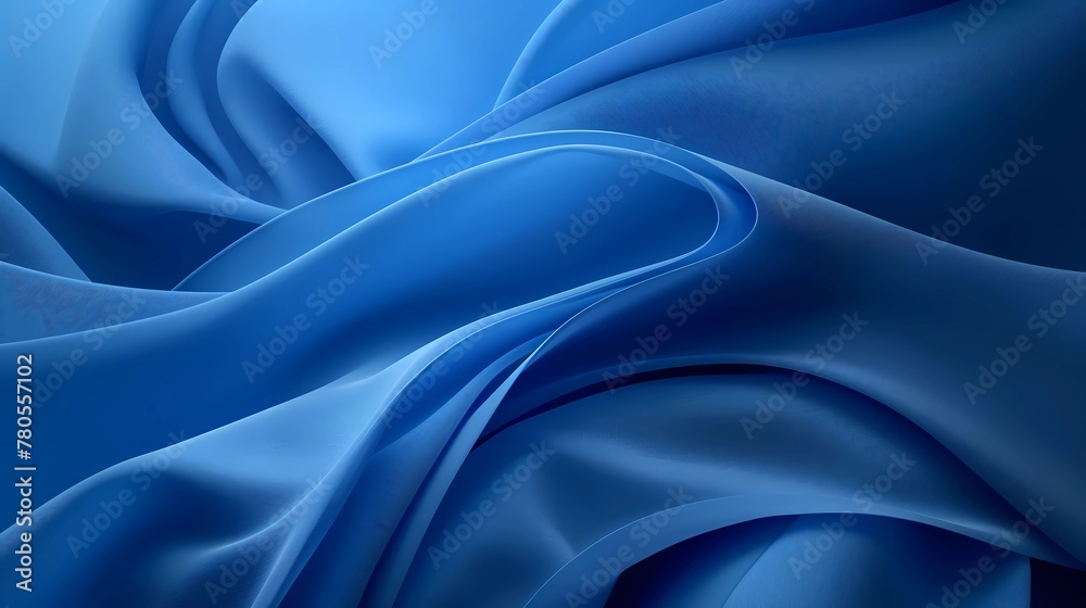 Obraz premium blue satin background