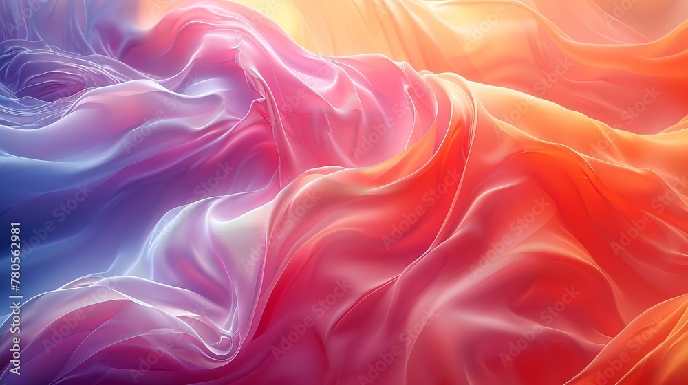 Obraz premium Soft, organic flow of colors blending seamlessly together, abstract , background