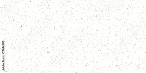 Terrazzo flooring consists of chips of marble texture. quartz surface white for bathroom or kitchen countertop. white paper texture background. rock stone marble backdrop textured illustration.