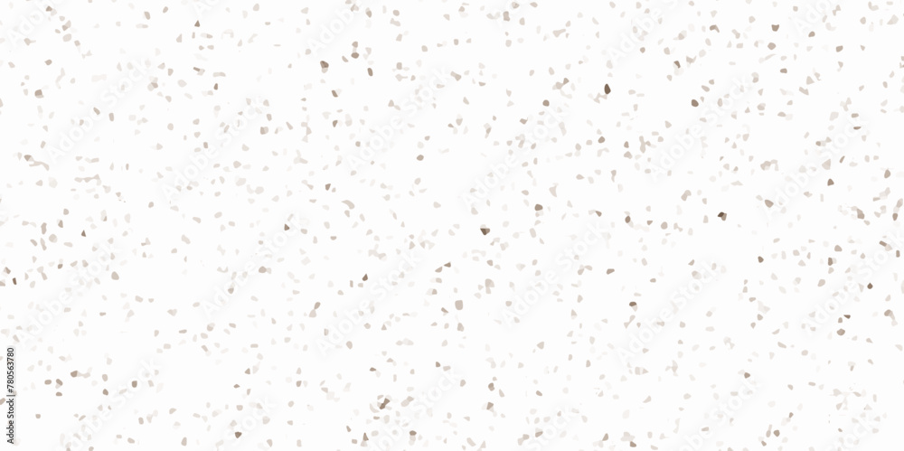 Terrazzo flooring consists of chips of marble texture. quartz surface white for bathroom or kitchen countertop. white paper texture background. rock stone marble backdrop textured illustration.