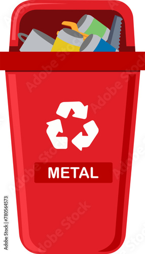 Simple Recycle Bin Illustration