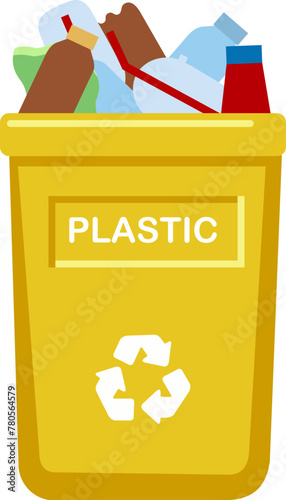 Simple Recycle Bin Illustration