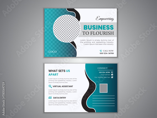 Simple and clean post card  Design 
