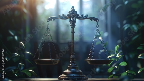 Image of a scale representing the moral, complexities of ethical decision making. Moral principle or value, such as justice, equity, equality before the law or freedom, individualism or personal benef photo
