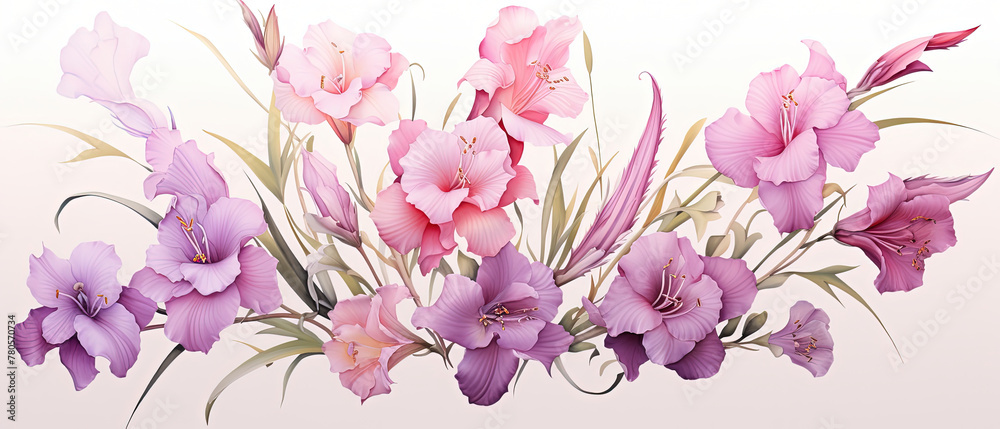 a painting of a bunch of flowers on a table a painting of a bunch of flowers on a table
