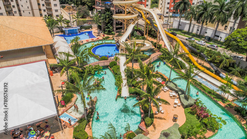 Fototapeta Naklejka Na Ścianę i Meble -  Caldas Novas Piscinas