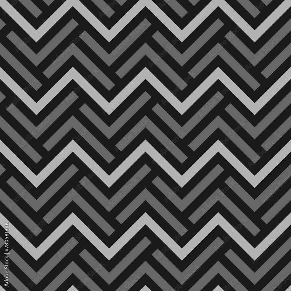 Seamless pattern. Zigzag lines, curves background. Linear ornament. Striped motif. Jagged stripes image. Mosaic backdrop. Wavy shapes wallpaper. Digital paper, abstract backdrop. Vector illustration. Seamless pattern. Zigzag lines, curves background. Linear ornament. Striped motif. Jagged stripes image. Mosaic backdrop. Wavy shapes wallpaper. Digital paper, abstract backdrop. Vector illustration.
