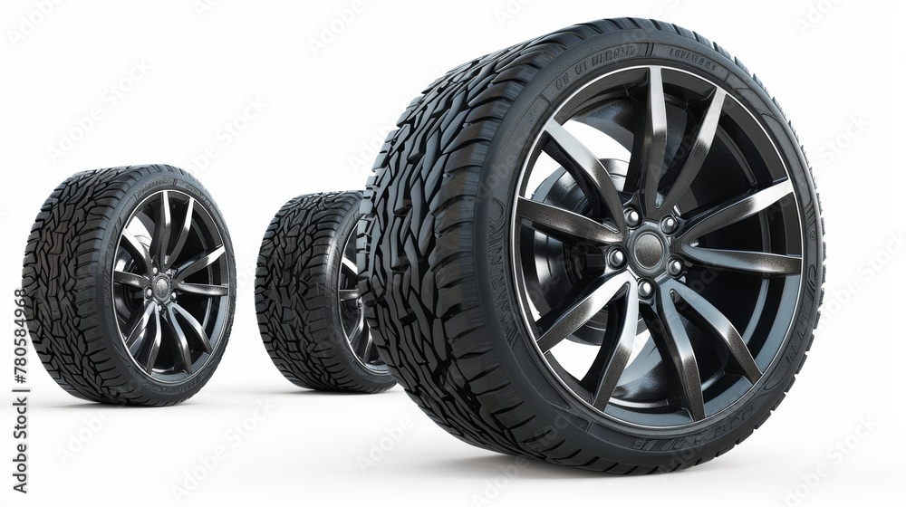 All-Terrain Tires for Off-Road Adventure and Rugged Design