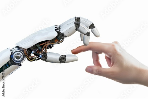 Human-Robot Interaction Symbolized by Touch and Technology