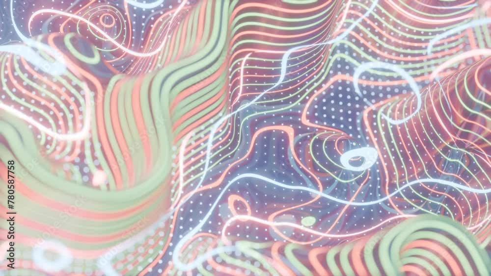 Neon Topography: A Luminous Journey Through Abstract Terrain Neon Topography: A Luminous Journey Through Abstract Terrain