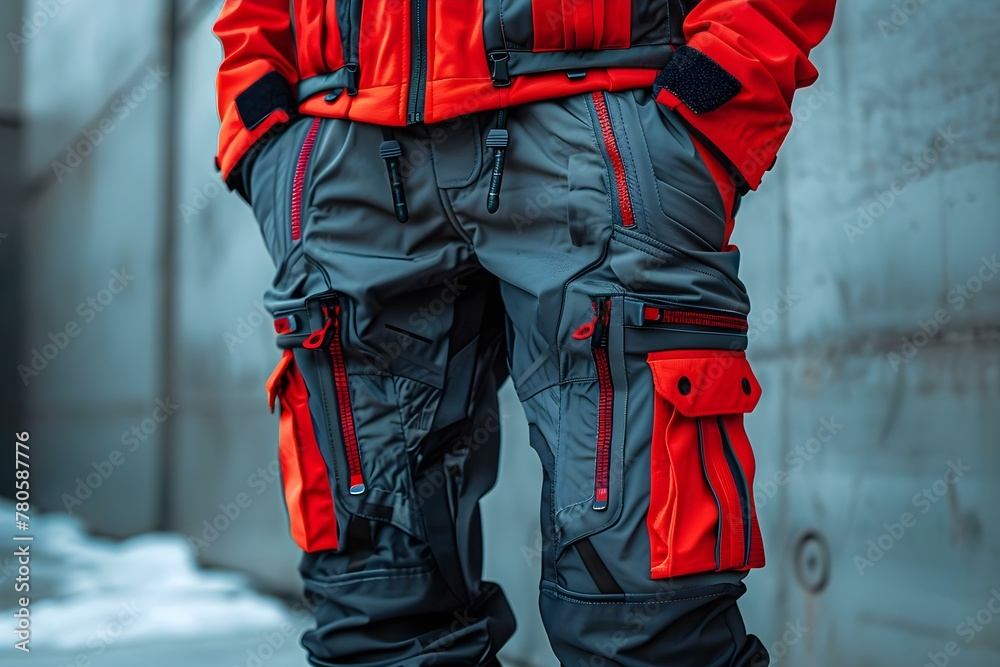 Hightech mens pants with innovative zippers and pockets. Concept Mens Fashion, Innovative Design, High-Tech Clothing, Functional Features, Fashion Technology Hightech mens pants with innovative zippers and pockets. Concept Mens Fashion, Innovative Design, High-Tech Clothing, Functional Features, Fashion Technology