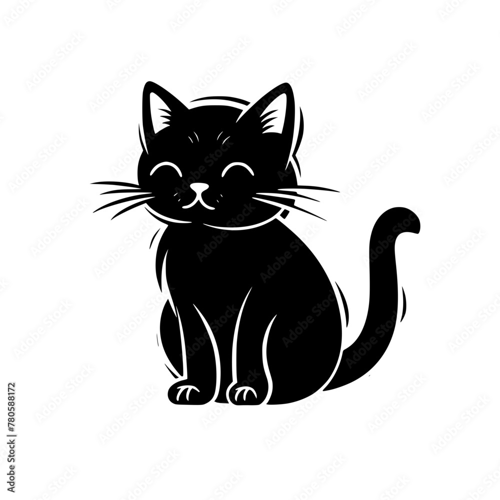 Obraz premium dog illustration, line art png, line art svg, line art illustration, animal illustration, dog, animal, pet, border collie, puppy, collie, canine, white, cute, black, border, breed, mammal, portrait, i