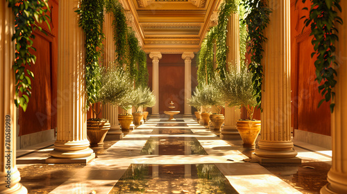 Majestic Palace and Gardens, Symbol of Royal Elegance and Historical Grandeur, Architectural Masterpiece