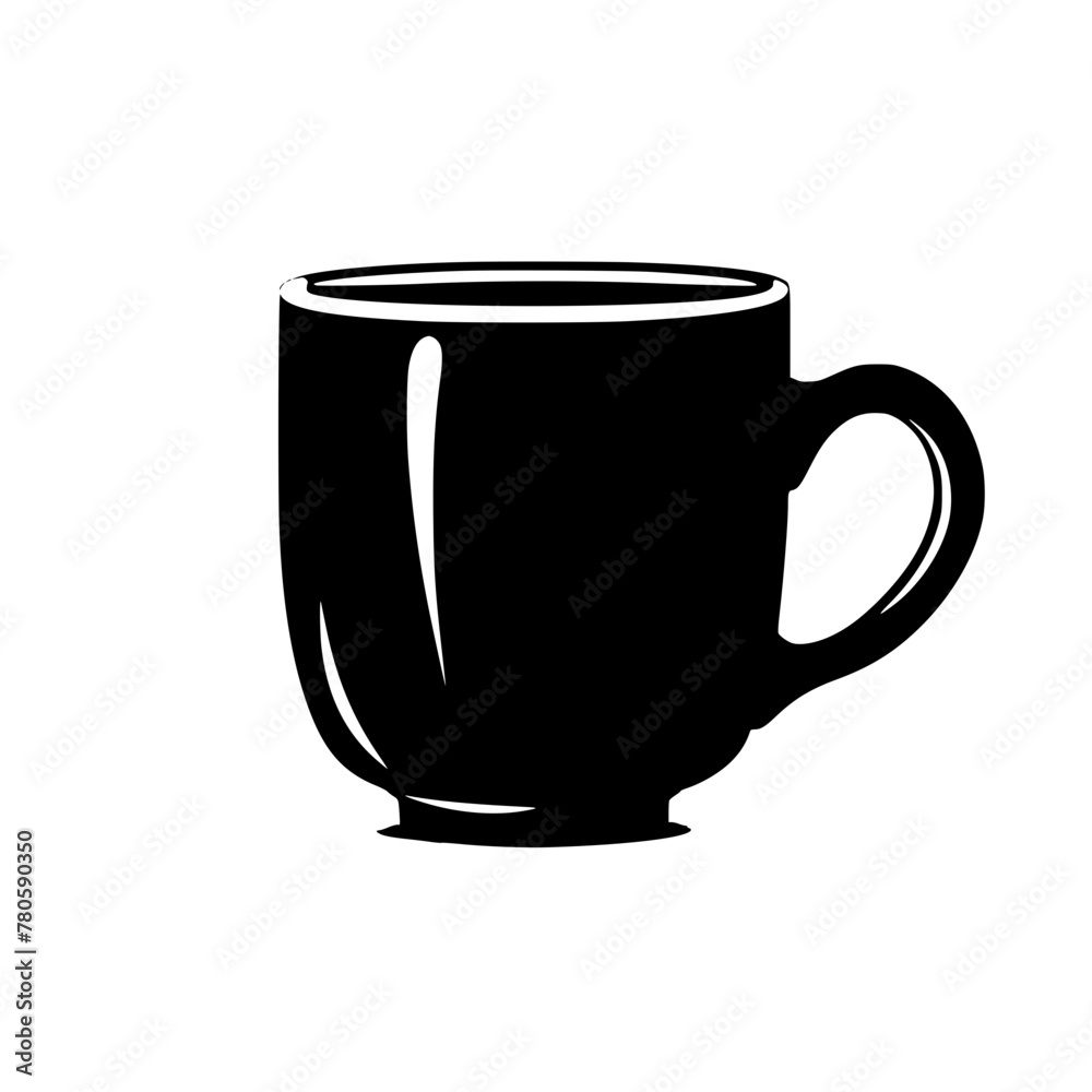 coffee, cup, drink, tea, cafe, hot, mug, vector, espresso, white, beverage, breakfast, illustration, icon, saucer, isolated, cappuccino, black, caffeine, steam, symbol, brown, restaurant, mocha, choco
