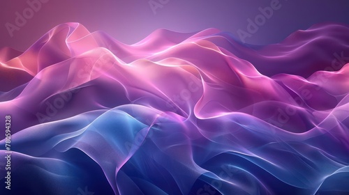 A colorful abstract background with flowing waves