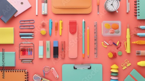 Create a listicle featuring backtoschool essentials for students, including supplies, study tips, and strategies for staying organized and motivated throughout the year ,graphic design photo