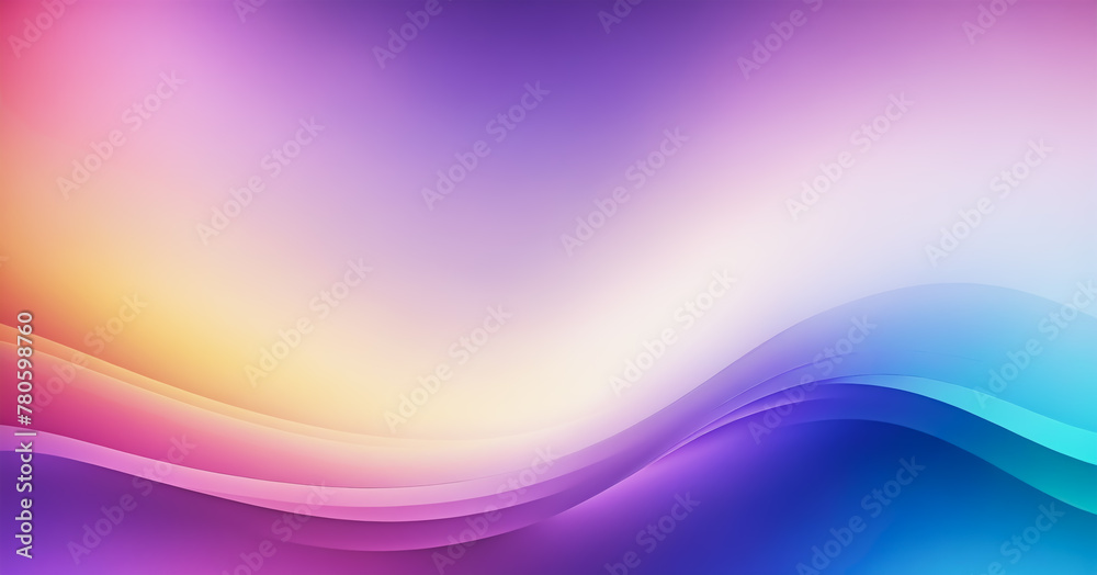 Abstract vivid colors gradient background with wavy shapes at the bottom with copy space. Background, wallpaper, backdrop, banner. Abstract vivid colors gradient background with wavy shapes at the bottom with copy space. Background, wallpaper, backdrop, banner.