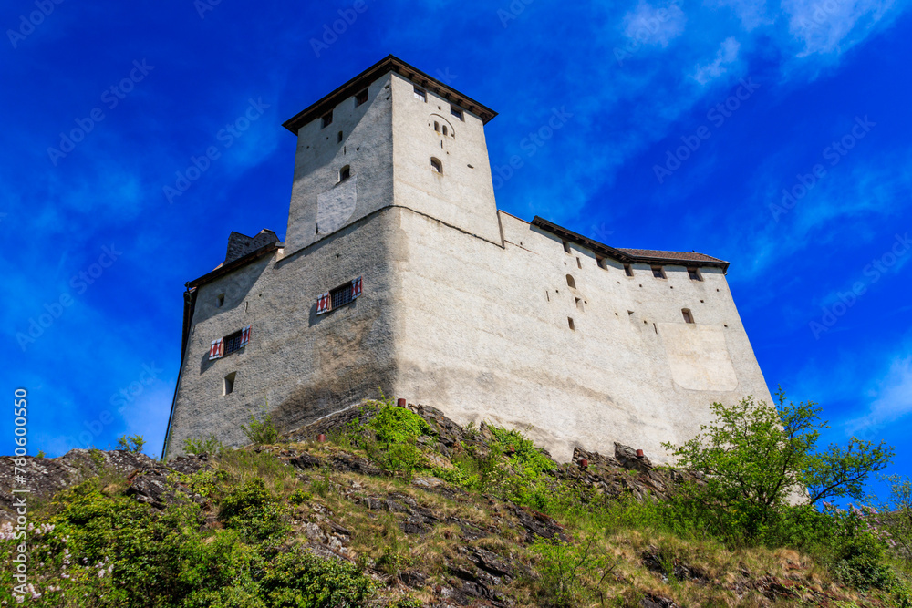 Gutenberg Castle in town of Balzers, Liechtenstein