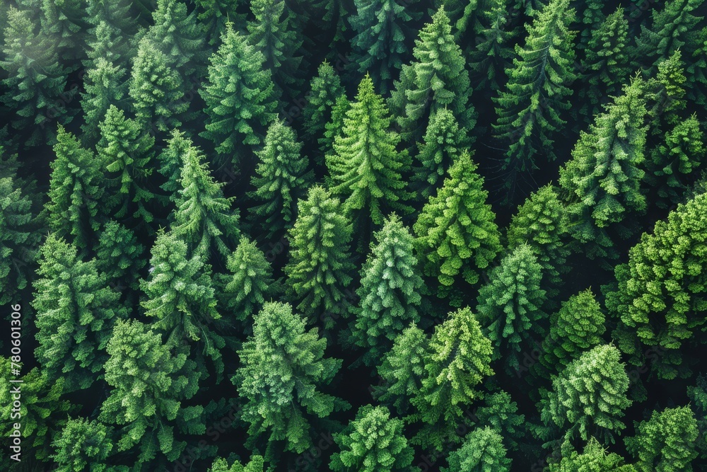Aerial View of Group of Trees Aerial View of Group of Trees