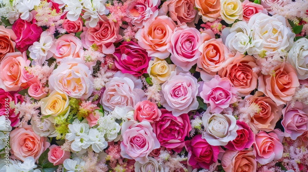 proper lighting to highlight the vibrant colors of the roses for an impactful visual effect. proper lighting to highlight the vibrant colors of the roses for an impactful visual effect.