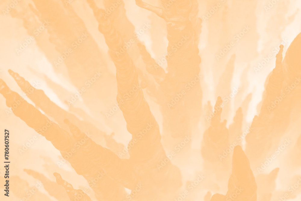Fototapeta premium Light Romantic Orange Abstract Creative Background Design